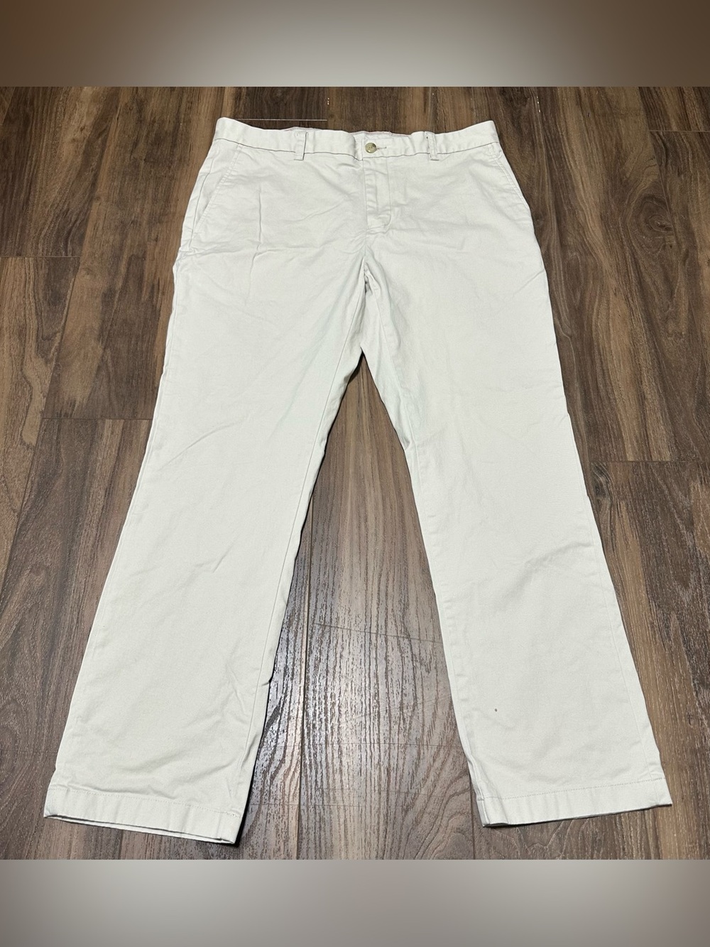 Southern Tide Channel Marker Pants Mens 36/30 Tan Khaki Chino Flat Front NWOT